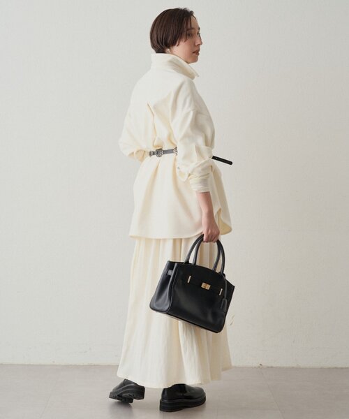 Loungedress（ラウンジドレス） ブラウス シャツ ウールオーバーシャツ