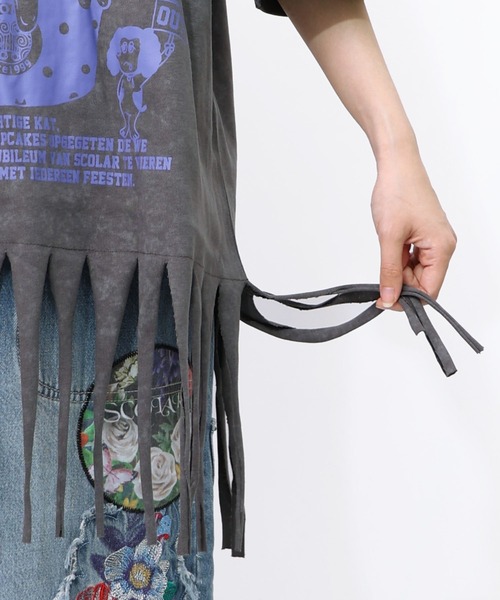 ネコちゃん大好き　SCAPA 花柄シャツ　新品未使用♡ CIAO ciao チャオ 長袖シャツ 肉球 COTTON PRINT SHIRTS NIKUKYU