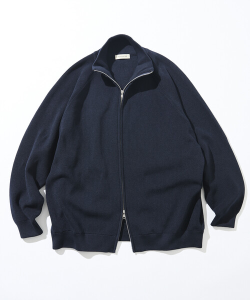 カーディガン 限定展開 リラックスフィット 片畦編み ドライバーズニット / ジップアップニット メンズ | FREAK'S STORE | 04