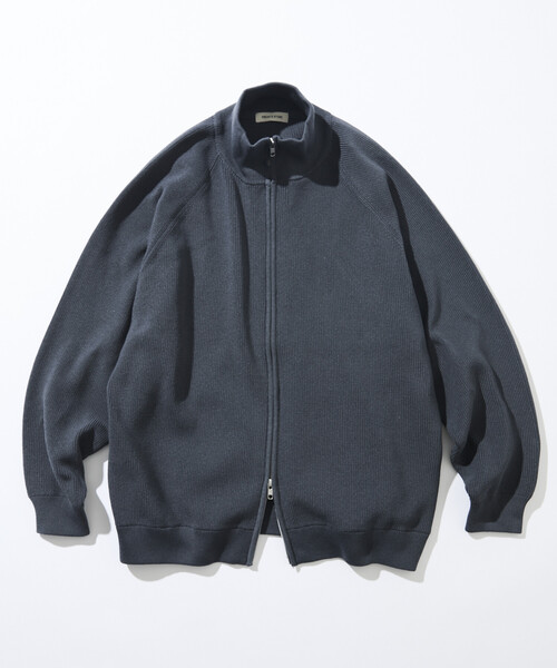 カーディガン 限定展開 リラックスフィット 片畦編み ドライバーズニット / ジップアップニット メンズ | FREAK'S STORE | 09