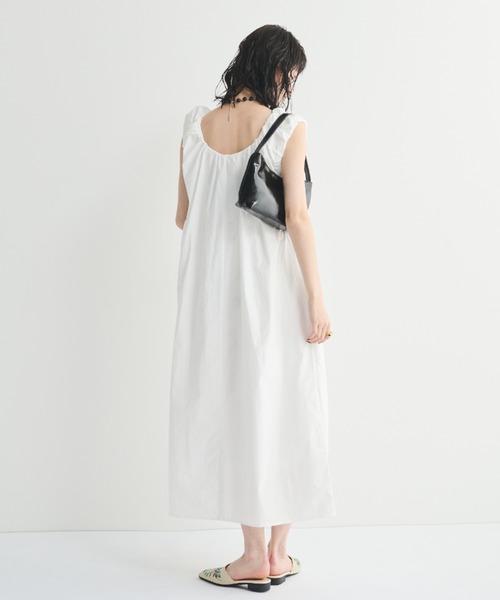 MERLOT（メルロー） ノースリーブワンピース FREE ホワイト レディース