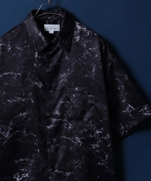 「ANPAS」 半袖シャツ M ブルー系その他 メンズ_画像8