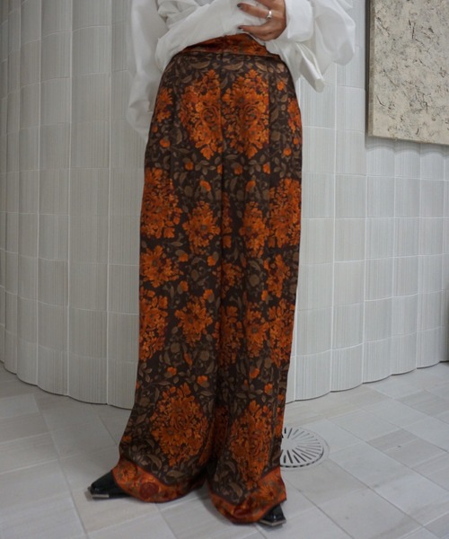 Ameri（アメリ） ワイドパンツ パンツ DAQHNE SCARF PANTS レディース