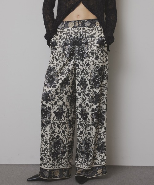 Ameri（アメリ） ワイドパンツ パンツ DAQHNE SCARF PANTS レディース
