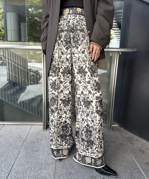 Ameri（アメリ） ワイドパンツ パンツ DAQHNE SCARF PANTS レディース