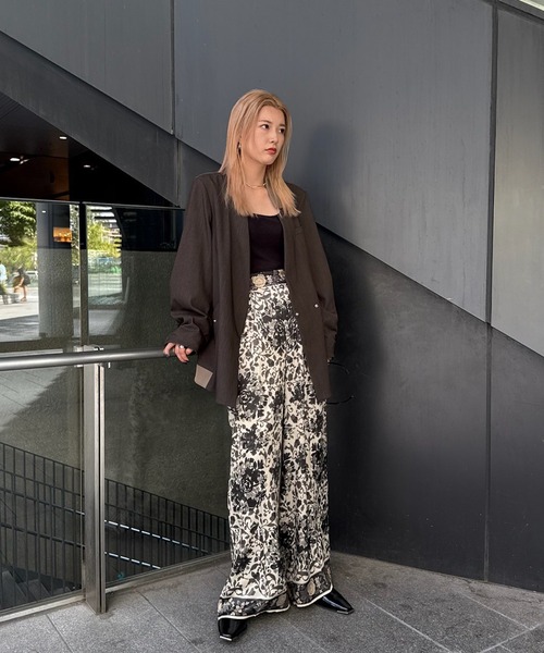 Ameri（アメリ） ワイドパンツ パンツ DAQHNE SCARF PANTS レディース