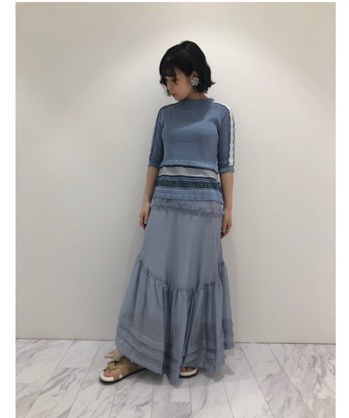 「FURFUR」 フラットサンダル 37 ブラック レディースの画像