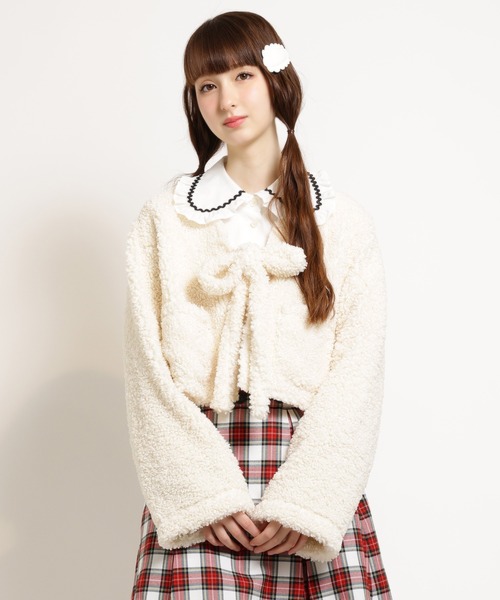 milk ミルク☆ハートケーブルカーディガン MILK（ミルク） カーディガン Poodle カーディガン レディース