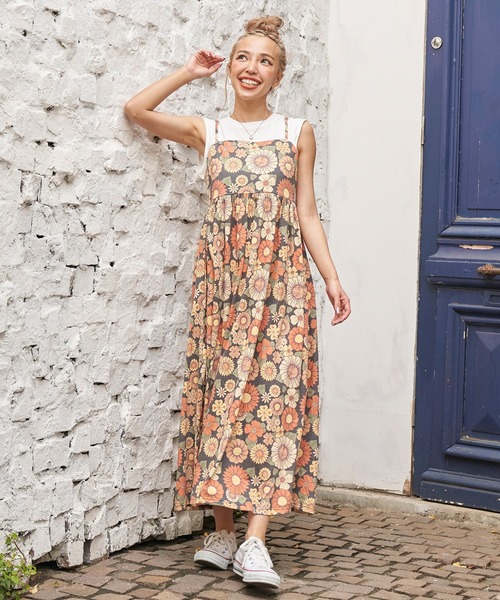 「anap mimpi」 キャミソールワンピース FREE ブラック レディース_画像4