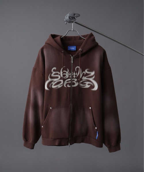 パーカー 「SEQUENZ（シークエンズ）」SQNZ NEW O.G LOGO FADE ZIP P/K