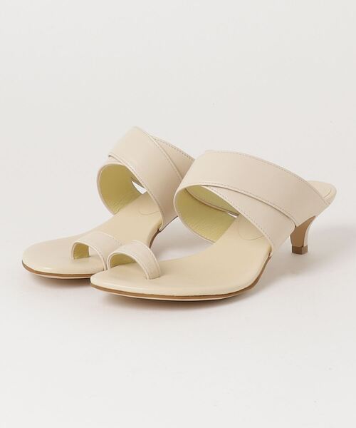 「ODETTE E ODILE」 ヒールサンダル 22cm ブラック レディース_画像2