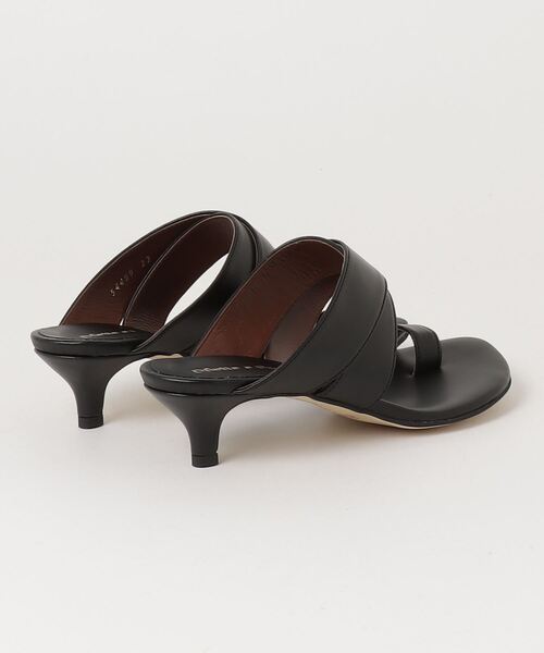 「ODETTE E ODILE」 ヒールサンダル 22cm ブラック レディース_画像4