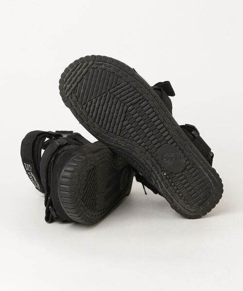 「SHAKA」 フラットサンダル 24cm ブラック レディース_画像3