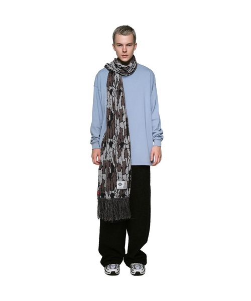 マフラー Trebark Camo knit Scarf メンズ_5