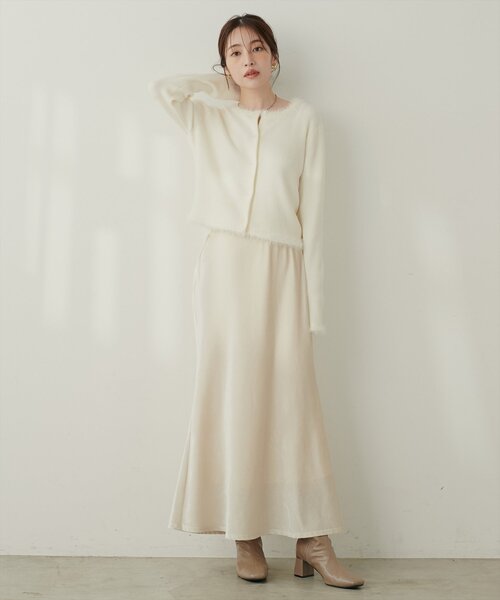 natural couture スカート ベロアマーメイドスカート : ZOZOTOWN Yahoo