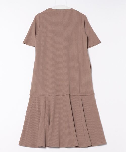 「mil」 半袖ワンピース XX-SMALL ブラック レディース_画像2