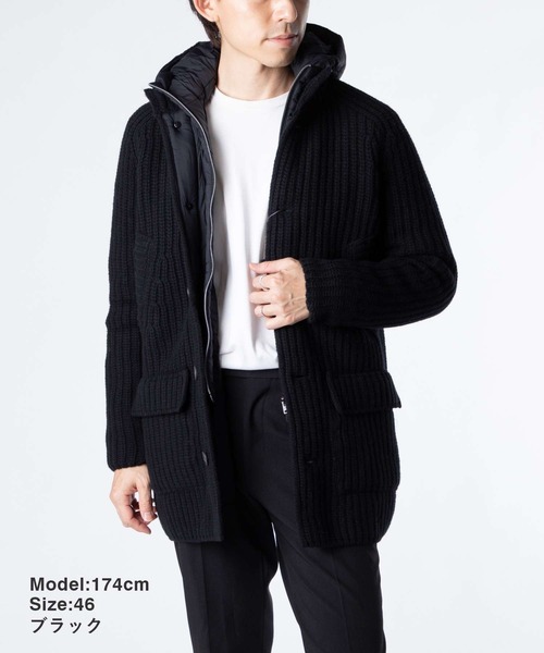 HERNO（ヘルノ） ダウンジャケット ダウン HERNO RIB KNIT JACKET