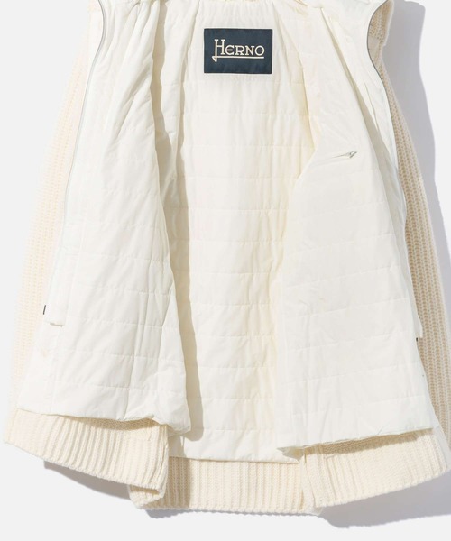 HERNO（ヘルノ） ダウンジャケット ダウン HERNO RIB KNIT JACKET