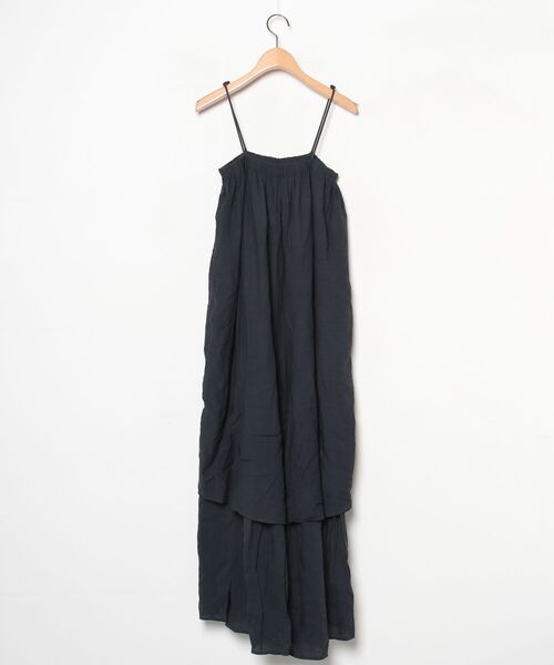 「BLACK CRANE」 キャミソールワンピース S ネイビー レディース_画像2