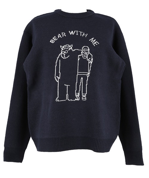 coca（コカ） セーター ニット Wジャカード編みイラストニットトップス