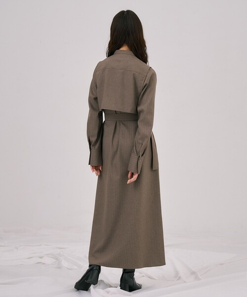 ポケットベストSETジッパーワンピース ポケットベストSETジッパーワンピース｜2way/ウォッシャブル/抗