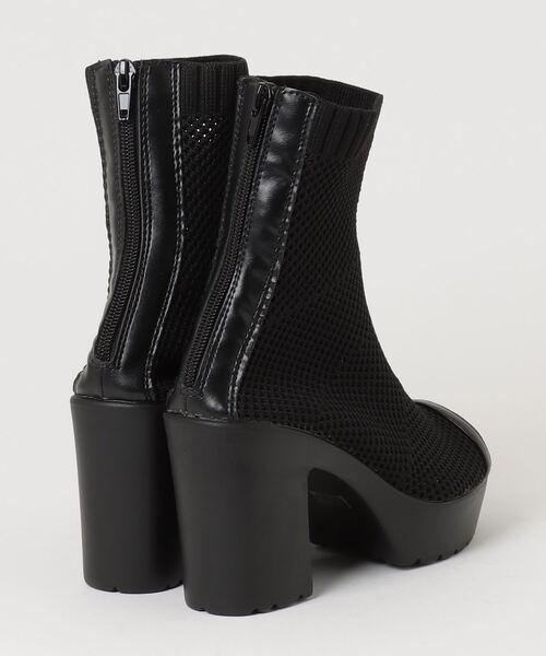 「LibertyDoll」 ショートブーツ LL ブラック レディース_画像2