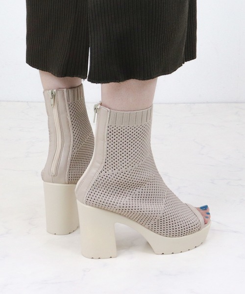 「LibertyDoll」 ショートブーツ LL ブラック レディース_画像5