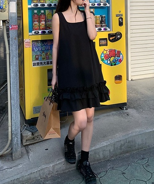 「gossip！ロサンゼルス」 「yuga」ノースリーブワンピース FREE ブラック レディース_画像5