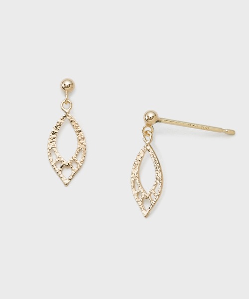 agete（アガット） ピアス（両耳用） FREE イエローゴールド