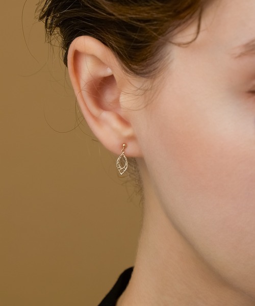 agete（アガット） ピアス（両耳用） FREE イエローゴールド