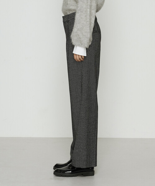 K.T KIYOKO TAKASE（K.T キヨコ タカセ） パンツ ピンヘッドツイード