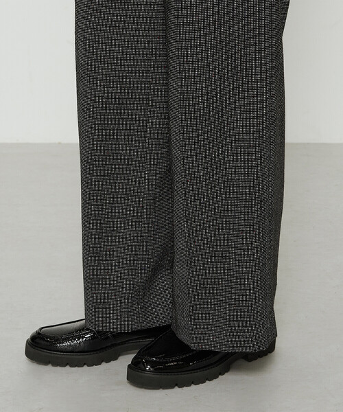 K.T KIYOKO TAKASE（K.T キヨコ タカセ） パンツ ピンヘッドツイード