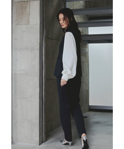 niana（ニアナ） セレモニースーツ セットアップ サイドベルトジレ
