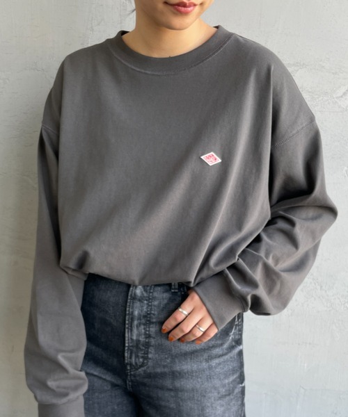 toriton様一枚グレー今日発送 Danton（ダントン） スウェットカットソー L チャコールグレー