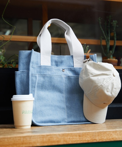 ikka（イッカ） トートバッグ キャンバスパイピングビッグトートバッグ