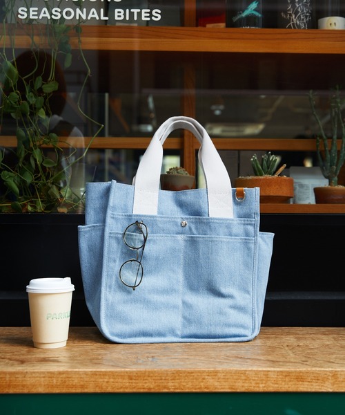 ikka（イッカ） トートバッグ キャンバスパイピングビッグトートバッグ