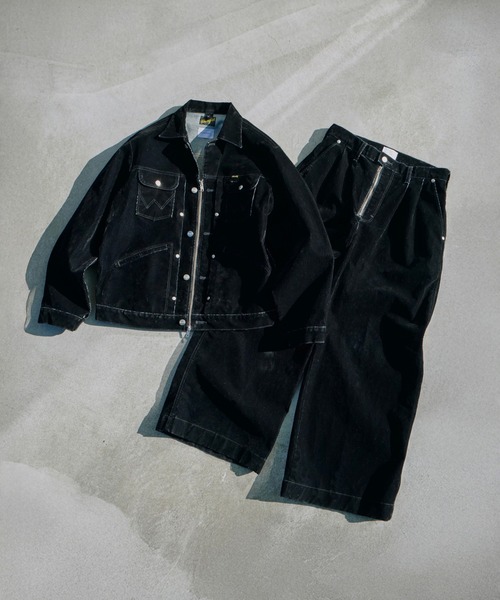 o*z様 美品✨camphorwood wrangler デニムジャケット XL Camphor wood 「 × Wrangler 」custom 2way trucker denim jacket