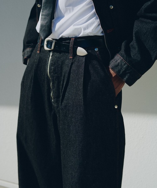 CAMPHOR WOOD ワイドパンツ ジーンズ メンズ レディース : ZOZOTOWN