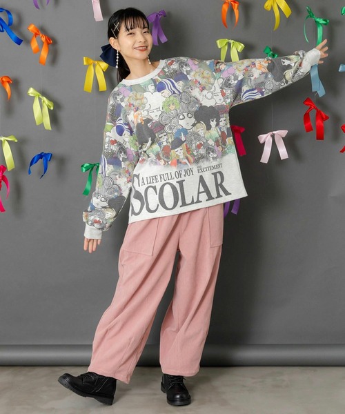 ScoLar（スカラー） トレーナー スウェット スカラーと女の子が