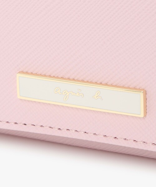 agnes b.（アニエスベー） 財布 レザー 二つ折り ウォレット ”Erika