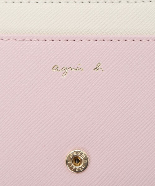 agnes b.（アニエスベー） 財布 レザー 二つ折り ウォレット ”Erika