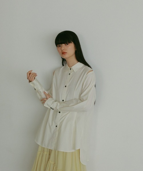 「CASA FLINE」 長袖チュニック FREE ホワイト レディース_画像2