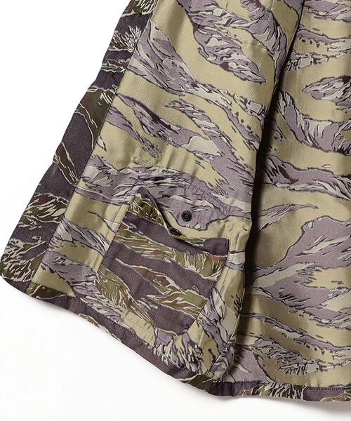 ブルゾン アウター MIL Fatigue Jacket Tiger Stripe Mesh Jacquard メンズの画像