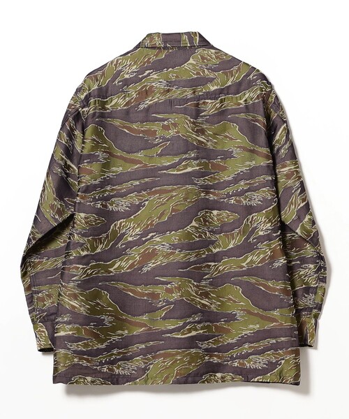 ブルゾン アウター MIL Fatigue Jacket Tiger Stripe Mesh Jacquard メンズの画像