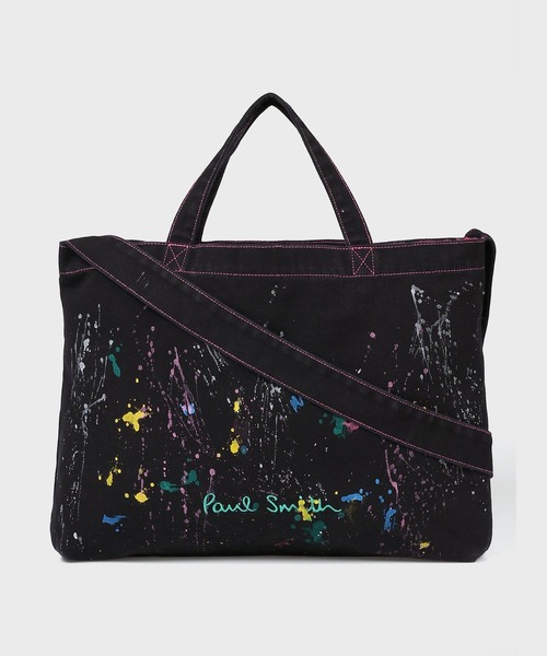 PS Paul Smith トートバッグ Logo スプラッシュペイント トートバッグ