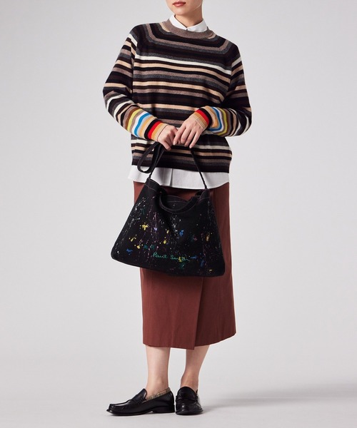 PS Paul Smith トートバッグ Logo スプラッシュペイント トートバッグ