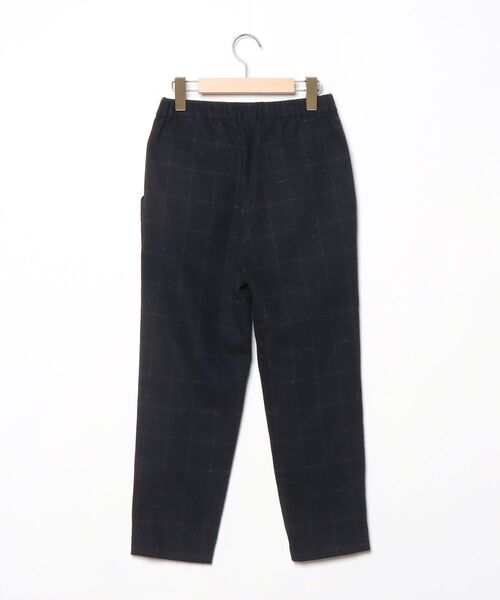 「Morris & Sons」 チェック柄イージーパンツ 0 ネイビー レディース_画像2