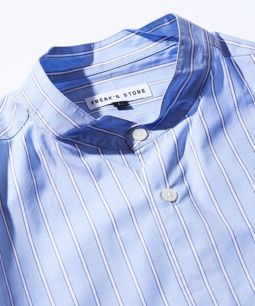 「FREAK'S STORE」 長袖シャツ MEDIUM オリーブ メンズ_画像2