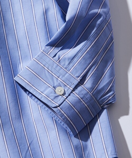 「FREAK'S STORE」 長袖シャツ MEDIUM オリーブ メンズ_画像3