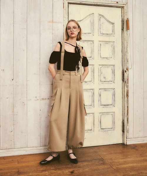 「RUBY AND YOU」 半袖カットソー FREE ナチュラル レディース_画像2